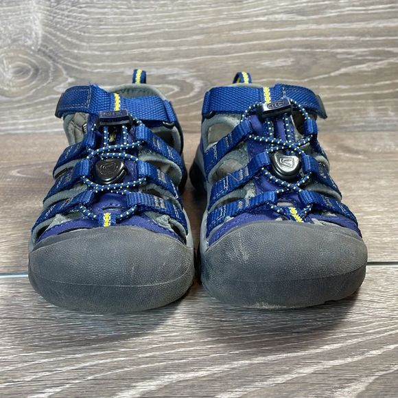 Keen Newport H2 Waterproof Blue Depths Gargoyle Toddler Boy Sz 12 Hiking Sandals - Picture 2 of 10